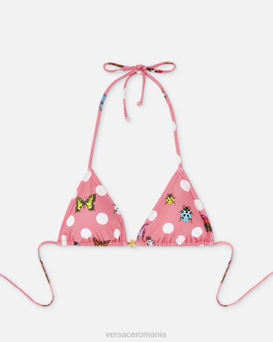 imprimare top de bikini fluturi Versace femei lenjerie intimă și îmbrăcăminte de plajă 40L61131
