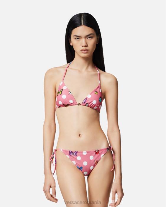 imprimare top de bikini fluturi Versace femei lenjerie intimă și îmbrăcăminte de plajă 40L61131