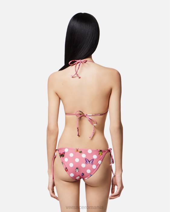 imprimare top de bikini fluturi Versace femei lenjerie intimă și îmbrăcăminte de plajă 40L61131