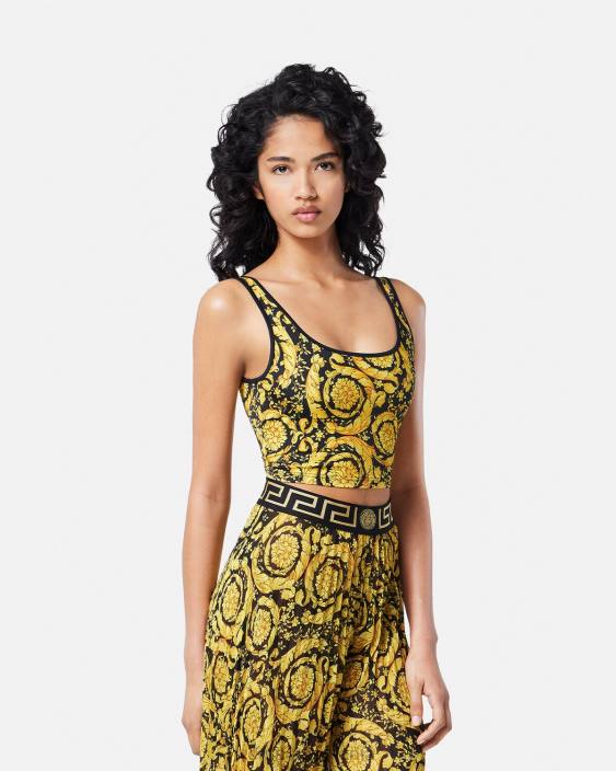 imprimare top tankini barocco Versace femei lenjerie intimă și îmbrăcăminte de plajă 40L61172