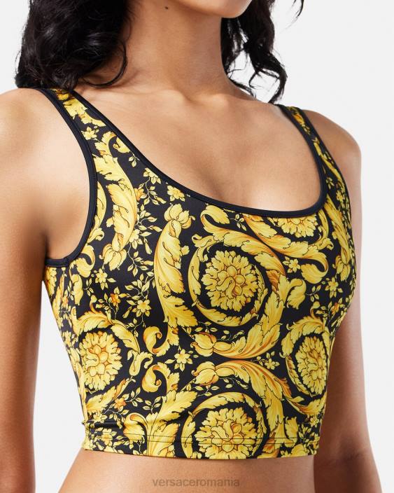 imprimare top tankini barocco Versace femei lenjerie intimă și îmbrăcăminte de plajă 40L61172