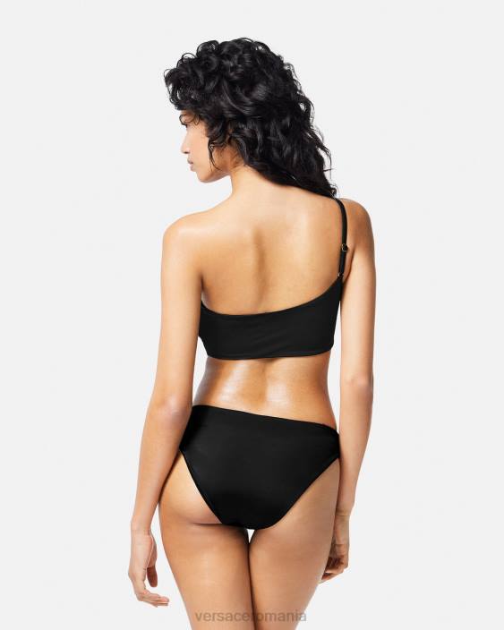 negru costum de baie greca decupat Versace femei lenjerie intimă și îmbrăcăminte de plajă 40L61181