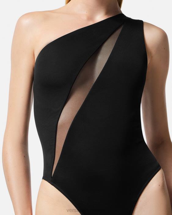 negru costum de baie tăiat dintr-o singură piesă Versace femei lenjerie intimă și îmbrăcăminte de plajă 40L61184