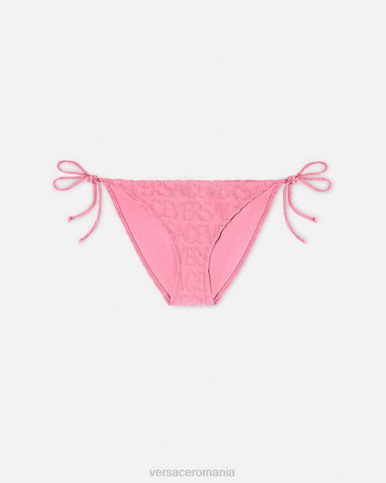 roz fund de bikini cu prosop Versace femei lenjerie intimă și îmbrăcăminte de plajă 40L61120