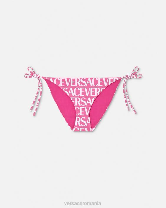 roz și imprimeu fund de bikini peste tot Versace femei lenjerie intimă și îmbrăcăminte de plajă 40L61166
