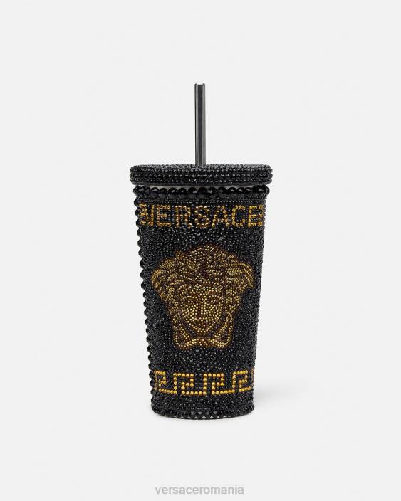 galben cupă de călătorie cu medusa de cristal Versace femei lenjerie intimă și îmbrăcăminte de plajă 40L61206