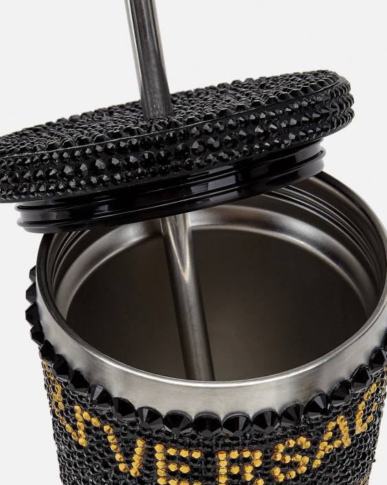 galben cupă de călătorie cu medusa de cristal Versace femei lenjerie intimă și îmbrăcăminte de plajă 40L61206