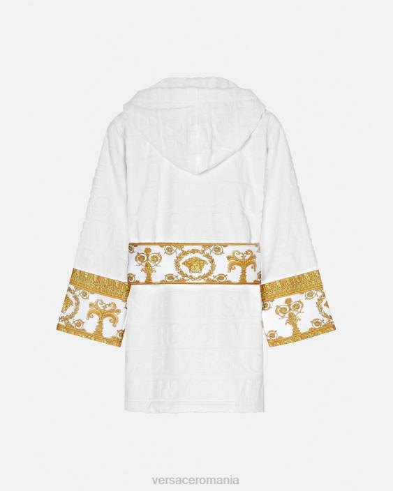 alb halat de baie scurt peste tot Versace femei lenjerie intimă și îmbrăcăminte de plajă 40L61087