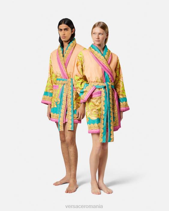 imprimare halat de baie al zeiței Barocco Versace femei lenjerie intimă și îmbrăcăminte de plajă 40L61097