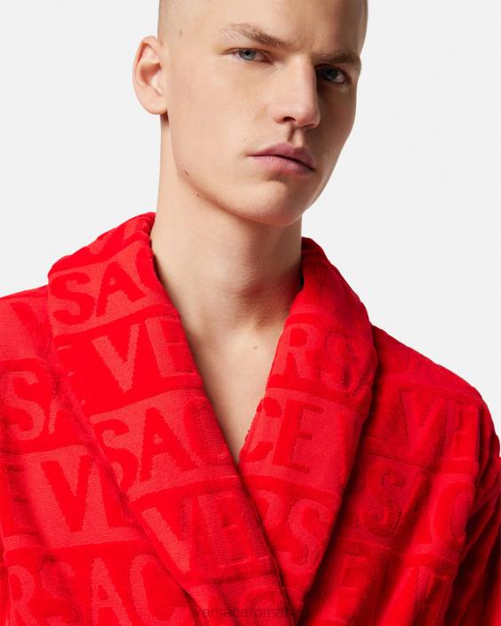 roșu eu halat de baie baroc Versace femei lenjerie intimă și îmbrăcăminte de plajă 40L61092