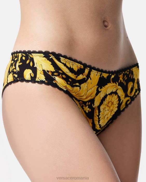 imprimare slip barocco Versace femei lenjerie intimă și îmbrăcăminte de plajă 40L61072