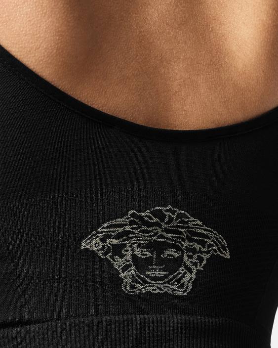 negru bralette pentru modele medusa Versace femei lenjerie intimă și îmbrăcăminte de plajă 40L61062