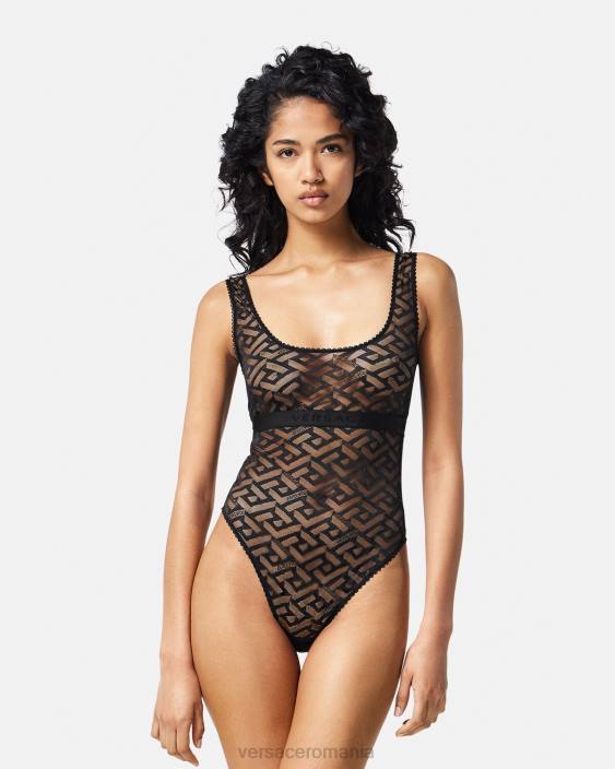 negru la greca body Versace femei lenjerie intimă și îmbrăcăminte de plajă 40L61075