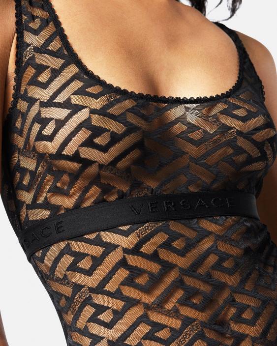 negru la greca body Versace femei lenjerie intimă și îmbrăcăminte de plajă 40L61075