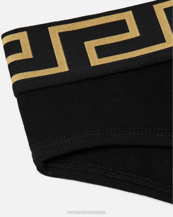 negru slip de frontieră greca Versace femei lenjerie intimă și îmbrăcăminte de plajă 40L61060