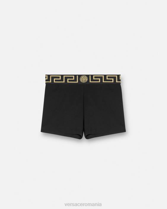 negru trunchiuri de bordura greca Versace femei lenjerie intimă și îmbrăcăminte de plajă 40L61048