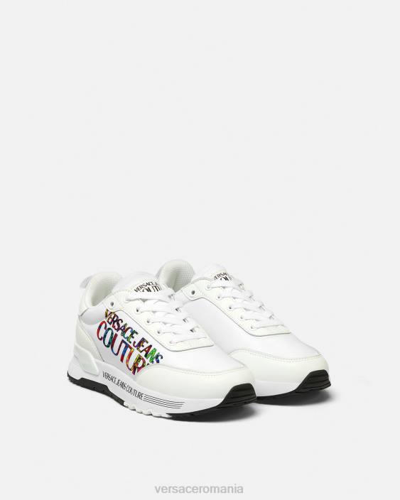 alb adidași cu logo dinamic Versace femei pantof 40L62281