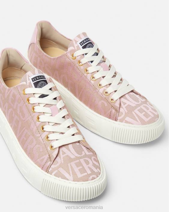 roz și imprimeu adidasi allover greca Versace femei pantof 40L6499