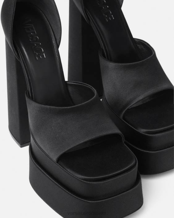 negru sandale cu platformă medusa aevitas Versace femei pantof 40L6424