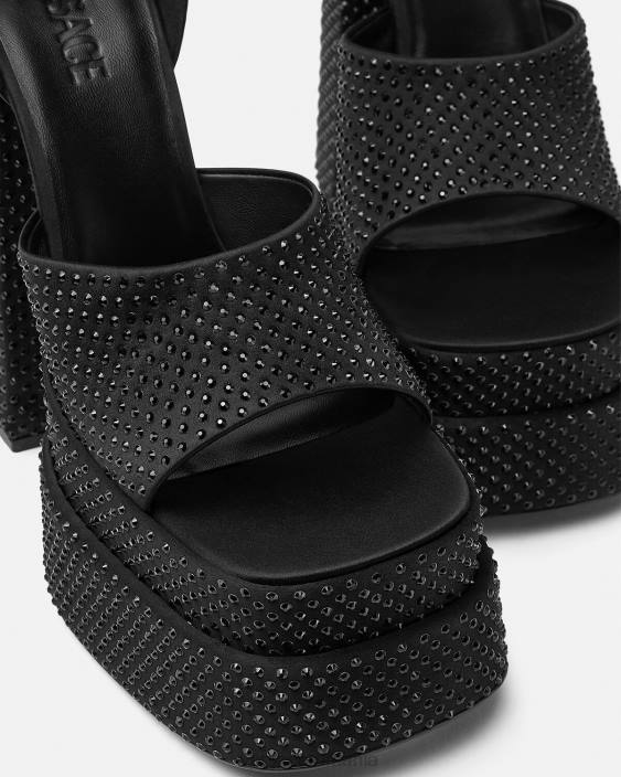 negru sandale cu platformă medusa aevitas Versace femei pantof 40L6425