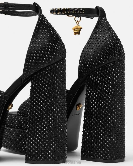 negru sandale cu platformă medusa aevitas Versace femei pantof 40L6425
