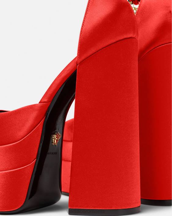 roșu pompe cu platformă medusa aevitas Versace femei pantof 40L6412