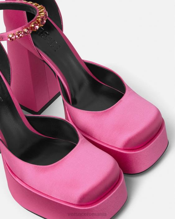 roz pompe cu o singură platformă medusa aevitas Versace femei pantof 40L6414