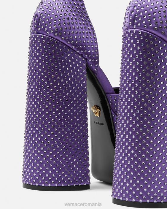 violet sandale cu platformă medusa aevitas Versace femei pantof 40L6426