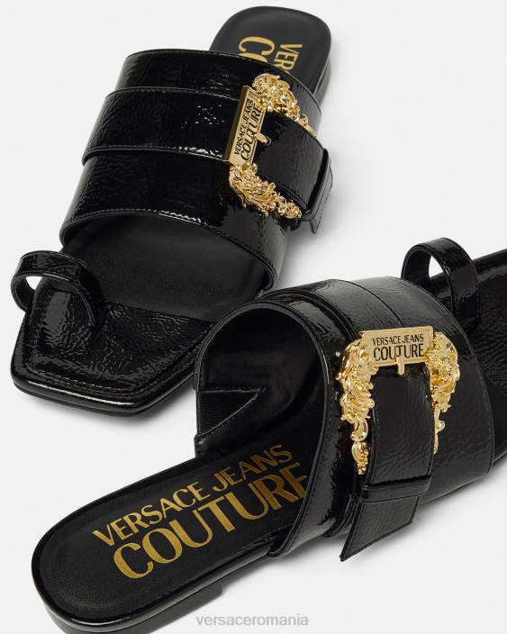 negru catâri millie baroque cu cataramă Versace femei pantof 40L62301