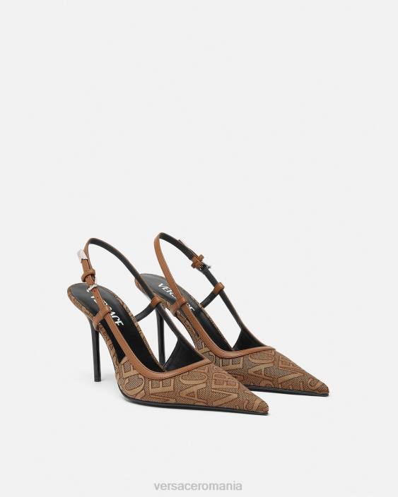 maro pompe cu sling-back peste tot Versace femei pantof 40L6481