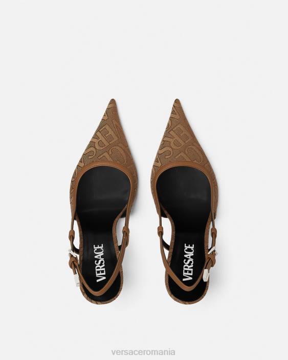 maro pompe cu sling-back peste tot Versace femei pantof 40L6481
