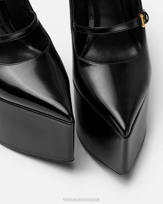 negru pompe cu platformă tempest Versace femei pantof 40L6493