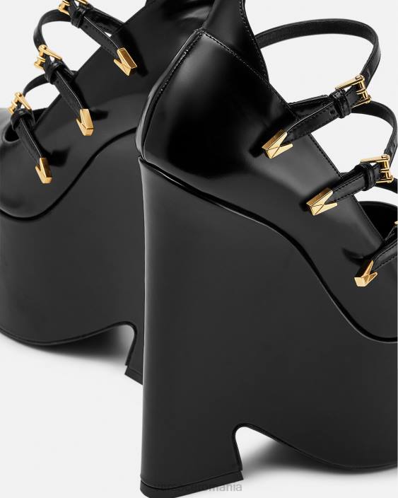 negru pompe cu platformă tempest Versace femei pantof 40L6493
