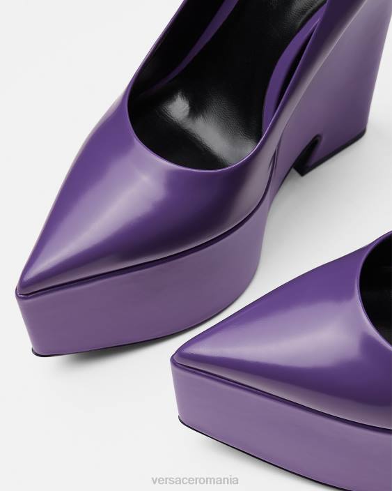 violet pompe cu platformă tempest Versace femei pantof 40L6492