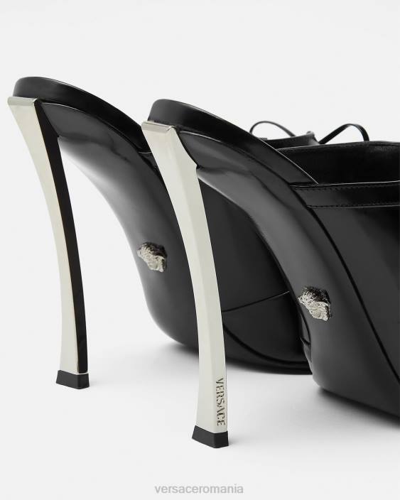 negru catâri cu vârf Versace femei pantof 40L6391