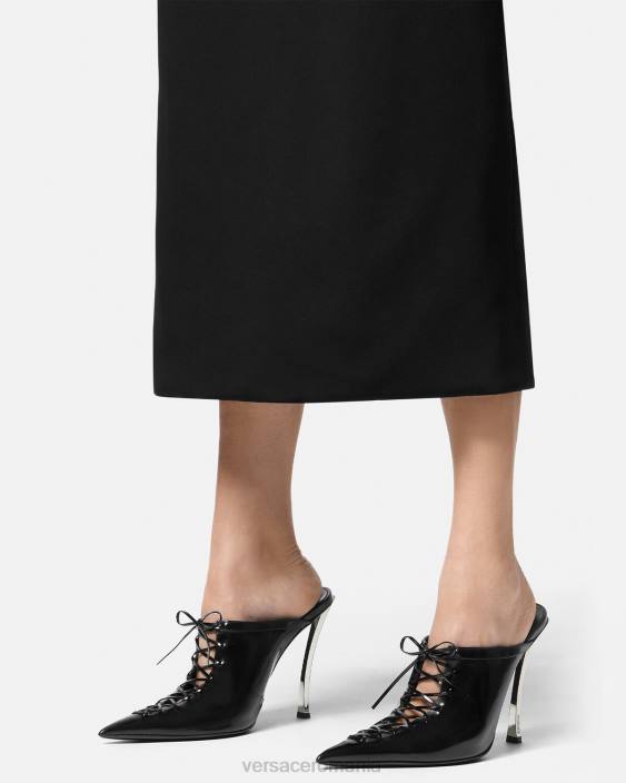 negru catâri cu vârf Versace femei pantof 40L6391