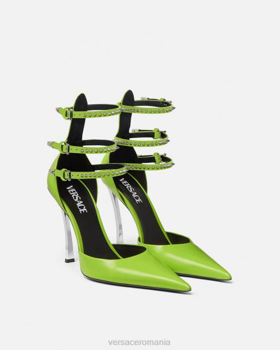 verde pompe cu vârf cu vârf Versace femei pantof 40L6401