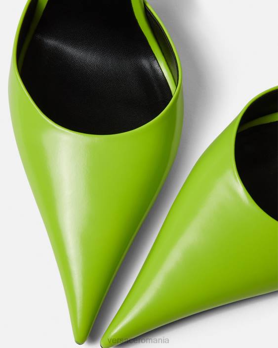 verde pompe cu vârf cu vârf Versace femei pantof 40L6401