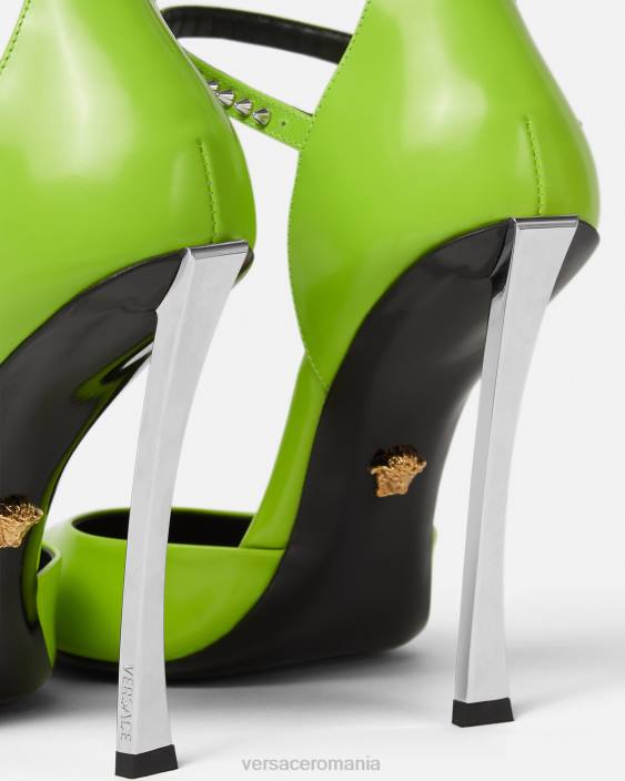 verde pompe cu vârf cu vârf Versace femei pantof 40L6401