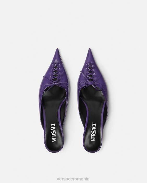 violet catâri cu vârf Versace femei pantof 40L6393