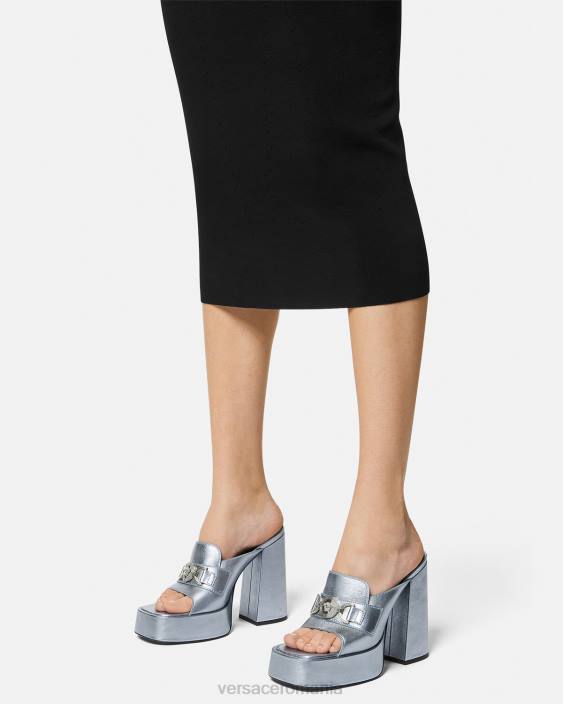 albastru deschis catâri cu platformă medusa \'95 Versace femei pantof 40L6443