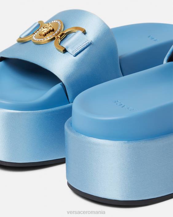 albastru deschis sandale cu platformă medusa \'95 Versace femei pantof 40L6456