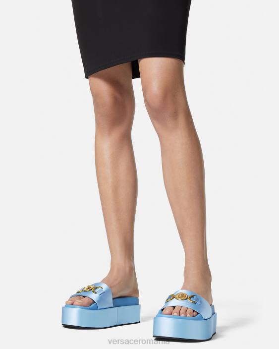 albastru deschis sandale cu platformă medusa \'95 Versace femei pantof 40L6456