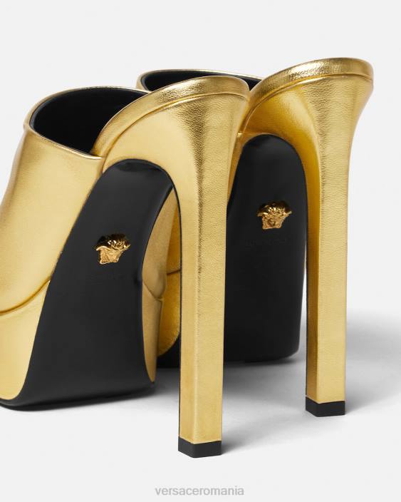 aur la medusa platform mules Versace femei pantof 40L6466