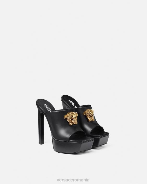 negru la medusa platform mules Versace femei pantof 40L6448