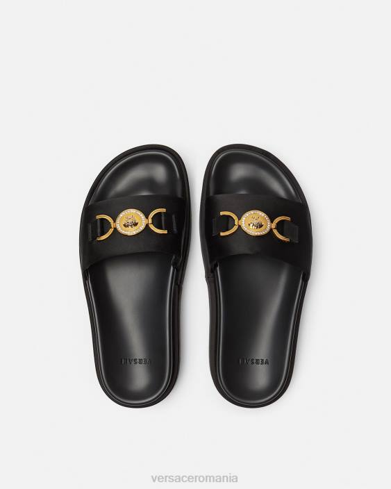 negru sandale cu platformă medusa \'95 Versace femei pantof 40L6455