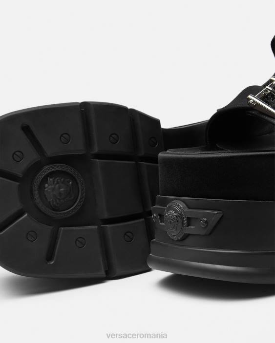 negru sandale cu platforma medusa Anthem Versace femei pantof 40L6438