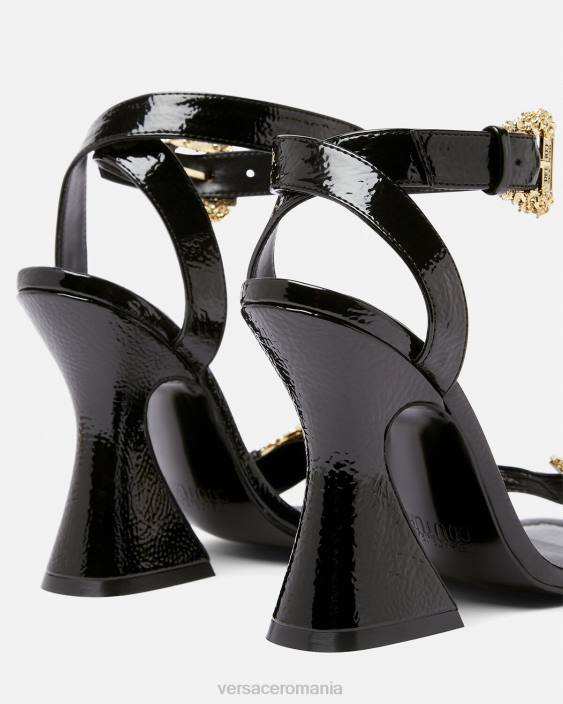 negru sandale kirsten baroque cu cataramă Versace femei pantof 40L62293