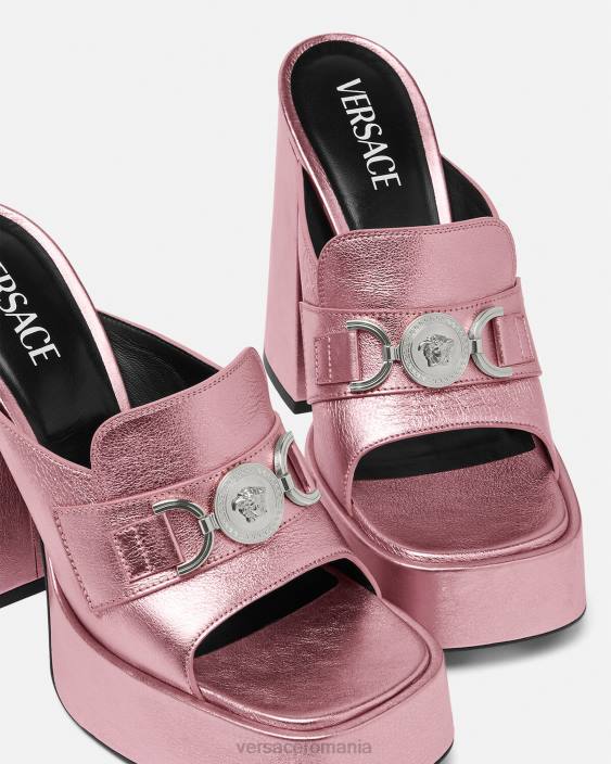 roz catâri cu platformă medusa \'95 Versace femei pantof 40L6444