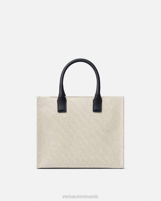 bej geantă tote mică la medusa Versace femei saci 40L6330